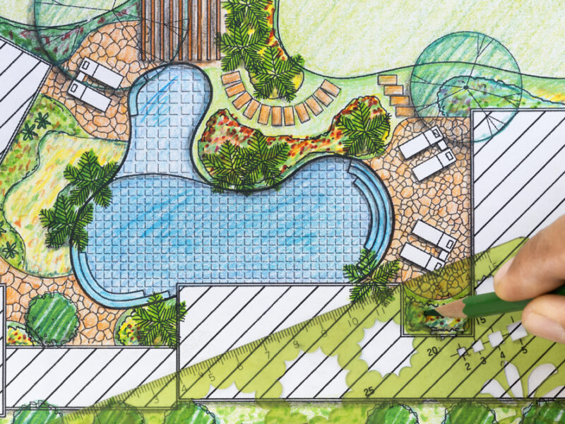 Pool Design Sketch concept
